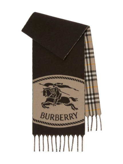 Brown scarve, front view