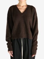 RICK OWENS - Women Maglia Tommy V Neck Knitwear