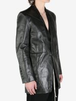 RICK OWENS - Men Giacca In Pelle Lido Jacket - Image 2