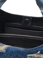 MARC JACOBS - Women Rip and Repair Denim Sack Bag - Image 6
