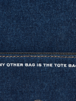 MARC JACOBS - Women The Mini Denim Chain Items SLG Bag - Image 7