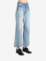 AURALEE - Women Selvedge Faded Light Denim Pants - Image 2