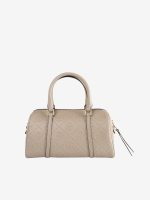 Tan bag, front view