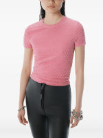 T BY ALEXANDER WANG - Women Jacquard Logo Baby Tee - Image 2