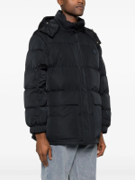 MAISON KITSUNE - Men Nylon W Tonal Fox Head Patch Hooded Puffer - Image 2