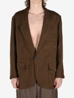 ZIGGY CHEN - Men 1 Button Long Jacket