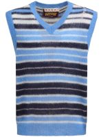 MARNI - Men Striped V-Neck Sweater Vest - Image 5