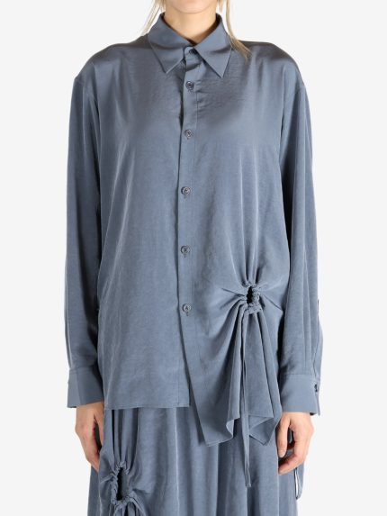Y'S - Women Y-Circle Gathered BL Shirt