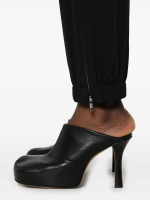 RICK OWENS - Women Cocoon Crepe Track Pants - Image 4