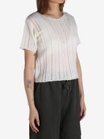 THE ELDER STATESMAN - Women Drop Needle SS Tee - Image 2