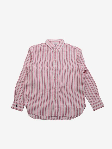 POLO RALPH LAUREN - Women Oversize Fit Striped Linen Shirt