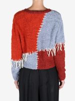 THE ELDER STATESMAN - Women Patchwork Boucle Cardigan - Image 3