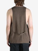 ZIGGY CHEN - Men Asymmetric Oversized Waistcoat - Image 3