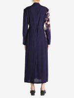 DRIES VAN NOTEN - Women Viscose Floral Print Embellished Coat - Image 3