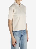 AURALEE - Women High Gauge Pique Polo Shirt - Image 2