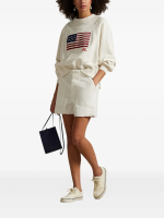 POLO RALPH LAUREN - Women Ecru Relaxed Fit Shorts - Image 3