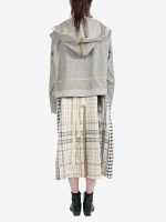 COMMUNS - Unisex Cardigan Fake Two Piece Hooded Coat - Image 3