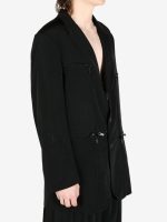 YOHJI YAMAMOTO POUR HOMME - Men Zip Detail Jacket - Image 2