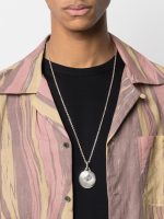 PARTS OF FOUR - Disk Necklace (0.2 CT, Tiny Faceted Diamond Slab, 35mm, PA+FCDIA) - Image 2