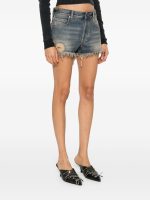 BALENCIAGA - Women Mini Denim Shorts - Image 2