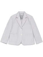 THOM BROWNE - Women Fit 2 Cropped Sack Patch Pocket Sportcoat - Image 4