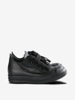 RICK OWENS - Women Scarpe In Pelle Jumbolace Low Sneakers