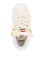 MAISON MIHARA YASUHIRO - Men Blakey Puffer Original Sole Canvas Garment Dyed Low-Top Sneaker - Image 4