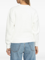 T BY ALEXANDER WANG - Women Embroidered Logo Relaxed Crewneck Pullover - Image 2