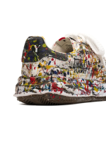 MAISON MIHARA YASUHIRO - Men Blakey Original Sole Sputtering Canvas Low-Top Sneaker - Image 5