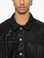 RICK OWENS DRKSHDW - Men Giacca In Denim Jumbo Worker Jacket - Image 4