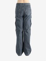 RICK OWENS DRKSHDW - Men Denim Double Cargo Jeans Pants - Image 3
