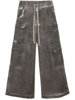 RICK OWENS DRKSHDW - Men Foil Denim Double Cargo Jumbo Belas - Image 5
