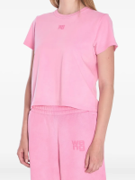 T BY ALEXANDER WANG - Women Essential Jersey Puff Logo Shrunk Tee - Image 2