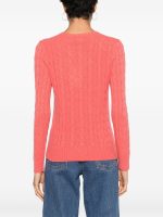 POLO RALPH LAUREN - Women Cable-Knit Cotton Crewneck Sweater - Image 3