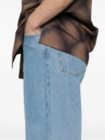 DRIES VAN NOTEN - Men Straight Leg Button Fly Jean - Image 4