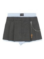 ALEXANDER WANG - Women Chain Pre-Styled Pleated Skort - Image 5