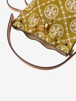 TORY BURCH - Women T Monogram Contrast Embossed Mini Bucket Bag - Image 3