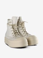 RICK OWENS - Men Scarpe In Pelle Mega Bumper Sneakers - Image 2