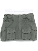 ALEXANDER WANG - Women Logo Elastic Pre Styled Cargo Skirt - Image 5
