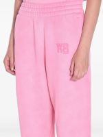 T BY ALEXANDER WANG - Women Essential Terry Classic Puff Paint Logo Sweatpants - Image 4