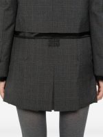 MIU MIU - Women Tartan Print Mini Skirt - Image 4