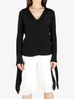 GIVENCHY - Women Blouse w/ Bows in Crepe Embroidery