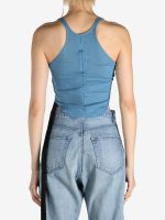 RICK OWENS DRKSHDW - Women Cropped Basic Tank Top - Image 3
