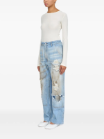 MM6 Maison Margiela - Women Dirty Distressed Denim - Image 2