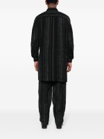 YOHJI YAMAMOTO POUR HOMME - Men M-Tied Hem Stripe B Shirt - Image 3
