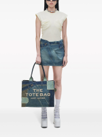 MARC JACOBS - Women The Large Deconstructed Denim Tote Bag - Image 2