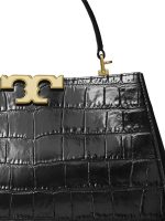 TORY BURCH - Women Eleanor Croc Embossed Satchel Bag - Image 4