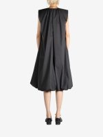 AMOMENTO - Women Cotton Volume Shirring Dress - Image 3