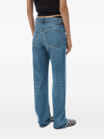 ALEXANDER WANG - Women Lace Undie Dip Side Jean - Image 3