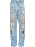 MM6 Maison Margiela - Women Dirty Distressed Denim - Image 7